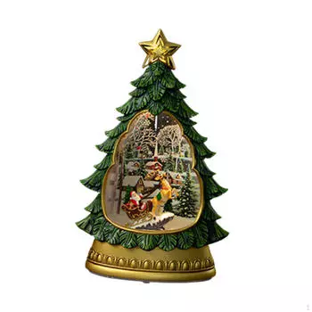 Рождественская елка Музыкальная шкатулка Светящиеся Музыкальные Украшения Дети Девочки Подарок Рождество Santa Claus