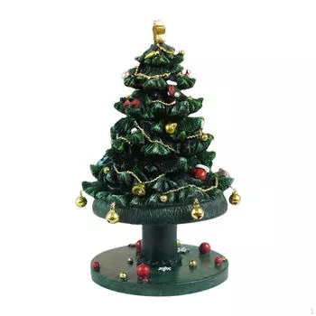 Рождественская елка Музыкальная шкатулка Украшение рабочего стола, Идеальный подарок, Музыкальная фигурка