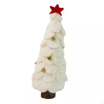 Рождественская елка настольное украшение ремесло искусство со звездами украшения стола для фестивалей книжная полка Green S