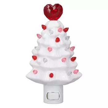 Рождественская елка ночник керамический светодиодный вилка в стену декоративный светильник для дома детская комната спальня прихожая