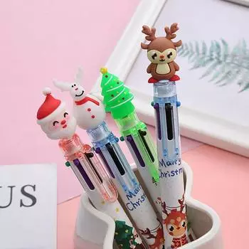 Рождественская елка олень школа офис дети подарок 0.5 мм шариковая ручка гелевая ручка канцелярские принадлежности нейтральные ручки Christmas tree