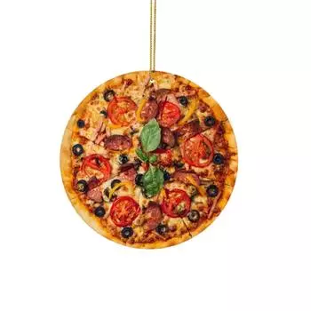 Рождественская елка пицца подвеска украшение прикроватная подвеска для автомобиля пасхальные гномы для не Рождества Z1C7 E-3mm