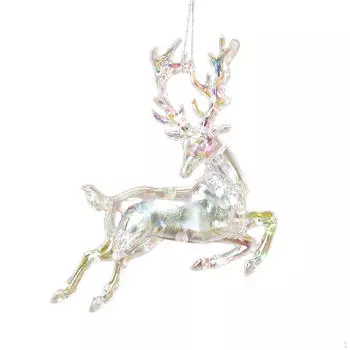 Рождественская елка подвесное украшение акриловый кулон двери общежития фото реквизит Рождество для Snowflake10.5x10.5cm