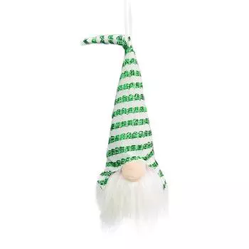Рождественская елка подвесные куклы для камина со светодиодной подсветкой Рождественский кулон детский подарок Red stripes
