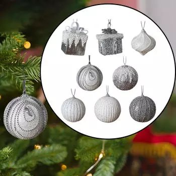 Рождественская елка подвесные украшения орнамент вечеринка зимние пенопластовые подвески рождественские подвески для Style A