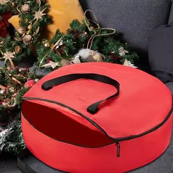 Рождественская елка Прочная Портативная Сумка для творчества Большая Устойчивая к царапинам Изысканная Сумка для елки Прочная Нитка Тонкая Подкладка Черного Цвета