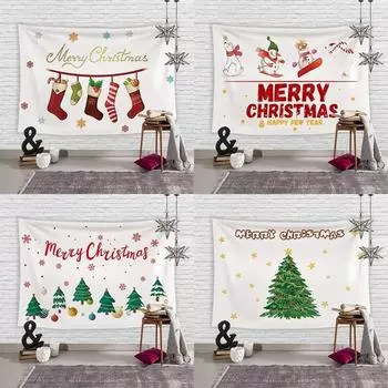 Рождественская елка Простой Узор Гобелен Гостиная Диван Домашний Декор Рождественский Подарок 100x75cm