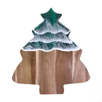Рождественская елка Сервировочная доска Десертница Конфетница Фруктовый поднос, Нарезка для рождественской кухни
