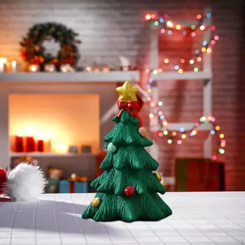 Рождественская елка Статуэтка Смоляные Украшения Мини Украшения owl