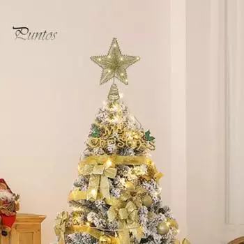 Рождественская елка светодиодная звезда-светильник железная звезда украшение для дома праздничные принадлежности для рождественского новогоднего декора A серебряный