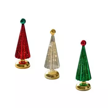 Рождественская елка световое украшение рождественское украшение освещенная статуя праздничный креатив золотистый