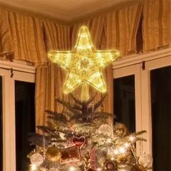 Рождественская елка Top Star LED Light Lamp Рождественские украшения для дома Украшения для рождественской елки Navidad Новый год 2024 Natal Noel