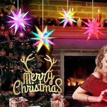 Рождественская елка Toppers Lighted Star Подвесное украшение, Орнамент, Звезда для верхушки, Звезда S