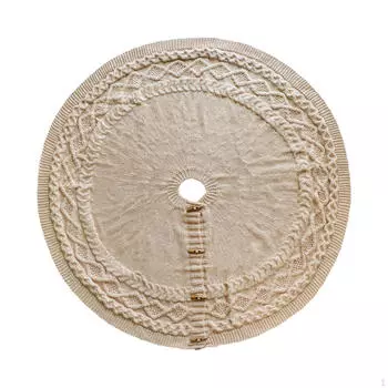 Рождественская елка юбка рождественские круглые украшения украшение фартук для