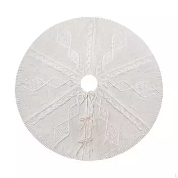 Рождественская елка юбка украшение портативный коврик ковер модный рождественский Red 48 inch