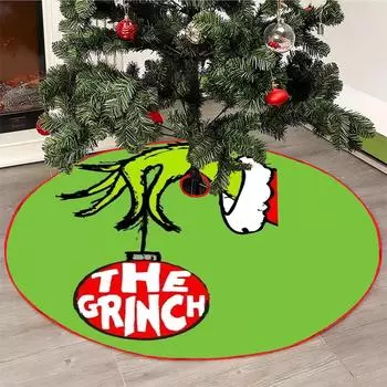 Рождественская елка юбка украшения для дома рождественские елочные украшения юбка орнамент праздничные праздничные украшения для вечеринок в помещении на открытом воздухе One Size