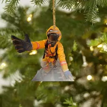 Рождественская елка, украшение пожарного со шнурком, широко используемое автомобильное зеркало заднего вида, подвеска пожарного, подвесное украшение C