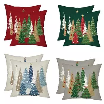 Рождественская елка украшения серии подушка для дома диван спальня подушка для сиденья наволочка One Size