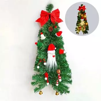 Рождественская елка Верхушка Пятиконечная звезда Бант Рождественский шар Атмосфера Настенное украшение