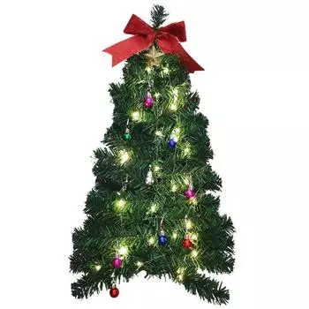 Рождественская елка Верхушка Пятиконечная звезда Бант Рождественский шар Атмосфера Настенное украшение One Size