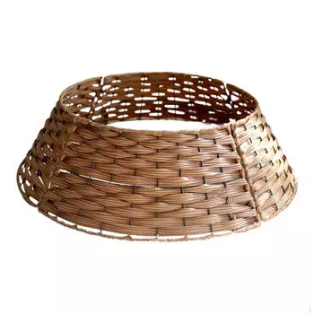 Рождественская елка воротник основание крышка украшение тканая юбка для вечеринки Large