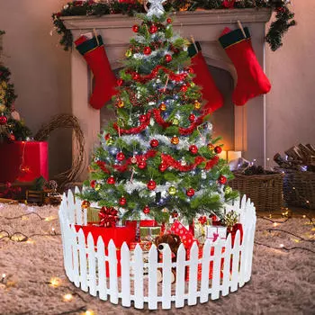 Рождественская елка забор штакетник декоративные заборы для домашних животных садовые окантовочные панели 25pcs