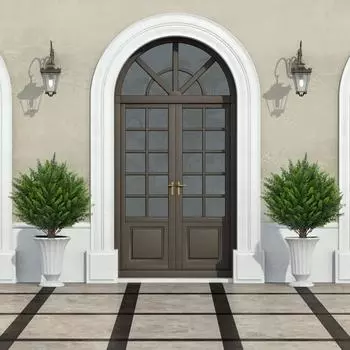 Рождественская елка Зеленые украшения Рождественская елка Сад One Size