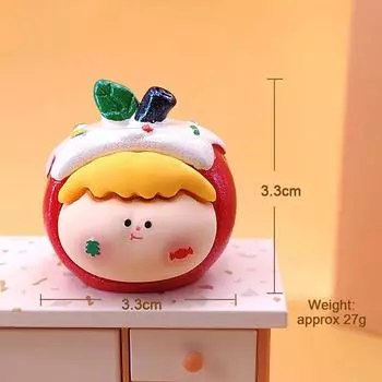 Рождественская фигурка Apple Lilith для рабочего стола, симпатичная мультяшная Lilith, декоративное украшение для рождественских аксессуаров из смолы красный