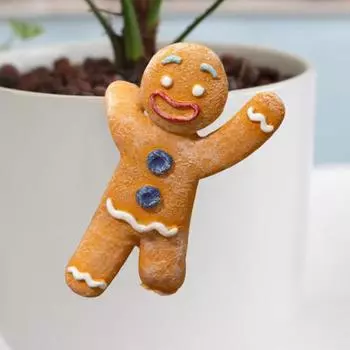 Рождественская фигурка Gingersnap, восходящая, цветочный горшок, ваза, обнимающая, подвесная, рождественская, эльфийская, статуэтка из смолы