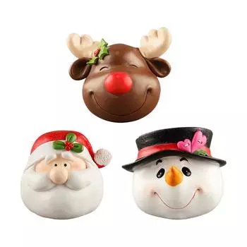 Рождественская фигурка, украшение, декоративная симпатичная смоляная столешница, рождественский декор для полки, вечеринки, камина, спальни, праздника