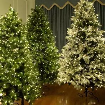 Рождественская гирлянда 20 м с дистанционным управлением, водонепроницаемая, 8 режимов, рождественская елка, свадьба теплый белый