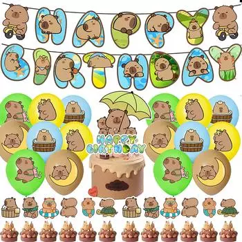 Рождественская гирлянда, арочный комплект, красные и зеленые баннеры, украшение для торта на Рождество, день рождения, вечеринка, украшения One Size чёрный