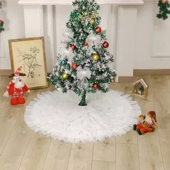 Рождественская хлопковая бархатная бархатная жаккардовая юбка в виде лося, украшение в виде елки, юбка в виде елки, украшения для дома S