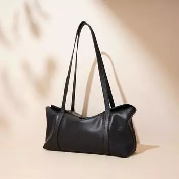 Рождественская и новогодняя красная женская сумка, кожа Niche Boston, универсальная и вместительная сумка-подушка