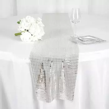 Рождественская карнавальная атмосфера, скатерть, зеркало, расшитая блестками, клетчатая декоративная скатерть, европейское украшение для свадебной вечеринки