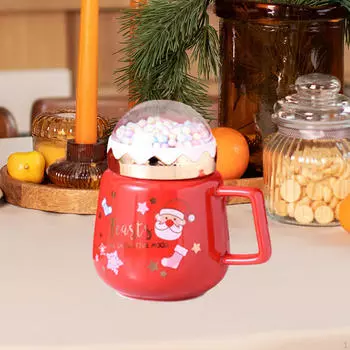 Рождественская керамическая кружка для кофе, чая, молока для напитка капучино Santa Claus