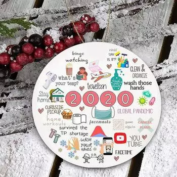 Рождественская керамика, украшение для рождественской елки, подвеска, поделки с веревкой 5CM*3CM*2CM