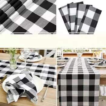 Рождественская клетчатая хлопковая ткань 20x59 дюймов клетчатая юбка из буйволиной кожи предварительно нарезанная лоскутная ткань для шитья своими руками для домашнего декора 50x150cm