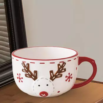 Рождественская кофейная чашка Mark Nordic Embossment Teacup High Soap Office Home Use Water for