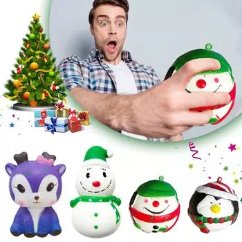 Рождественская коллекция ледяных медленно растущих игрушек для снятия стресса