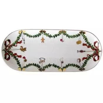 Рождественская коллекция Royal Copenhagen Star Fluted, блюдо для закусок, 39 см 2503379 1017444 2503379 d oeuvre / [Предмет]