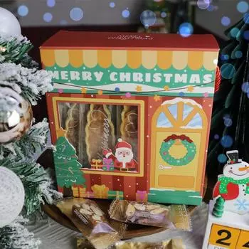 Рождественская кондитерская нуга ручной глазурью печенье креативный сопутствующая коробка упаковочная коробка\t\t