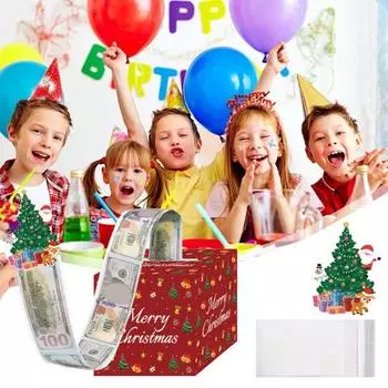 Рождественская копилка для денег, подарок, сюрприз, держатель для денег своими руками