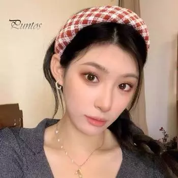 Рождественская красная повязка на голову, винтажная широкая повязка для волос, легкая нескользящая петля для волос для женщин и девочек, аксессуары для волос, головные уборы, реквизит для праздничных фотосессий H