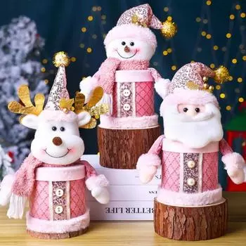 Рождественская креативная рождественская упаковка для розовых яблок, рождественская подарочная коробка для конфет, безопасная сумка для фруктов 20X18CM