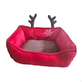 Рождественская кровать для собак, кошачий домик, диван для домашних животных, спальное место для домашнего щенка