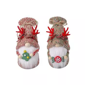 Рождественская кукла-гном, фигурка осеннего гнома, рождественская кукла-гном без лица, рождественское украшение для дома, шведский орнамент ручной работы