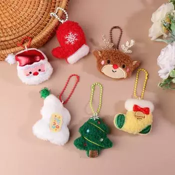 Рождественская кукла Санта-Клаус Снеговик Лось Подвеска Веселые рождественские украшения для дома 3