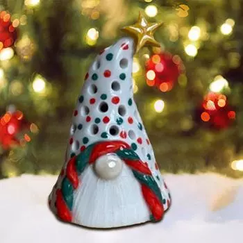 Рождественская курильница из смолы Dwarf 2024 Декоративные украшения, Рождественские украшения для дома из подсвечника One Size