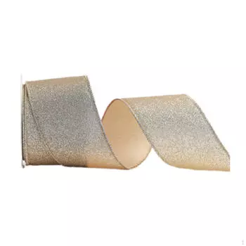 Рождественская лента своими руками Рождественское украшение Универсальная проволочная 2,5 дюйма x 10 ярдов для банта на день рождения дома